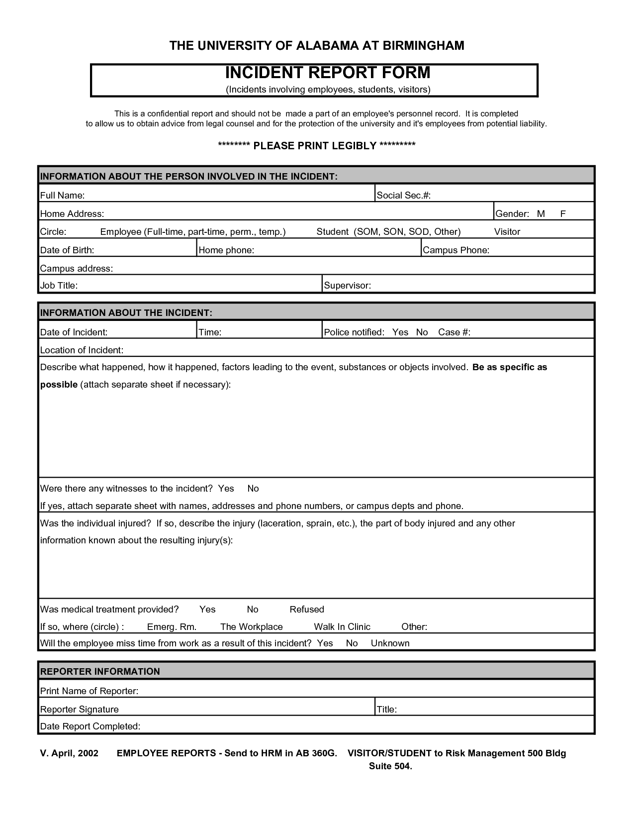 accident report form template   Tier.brianhenry.co
