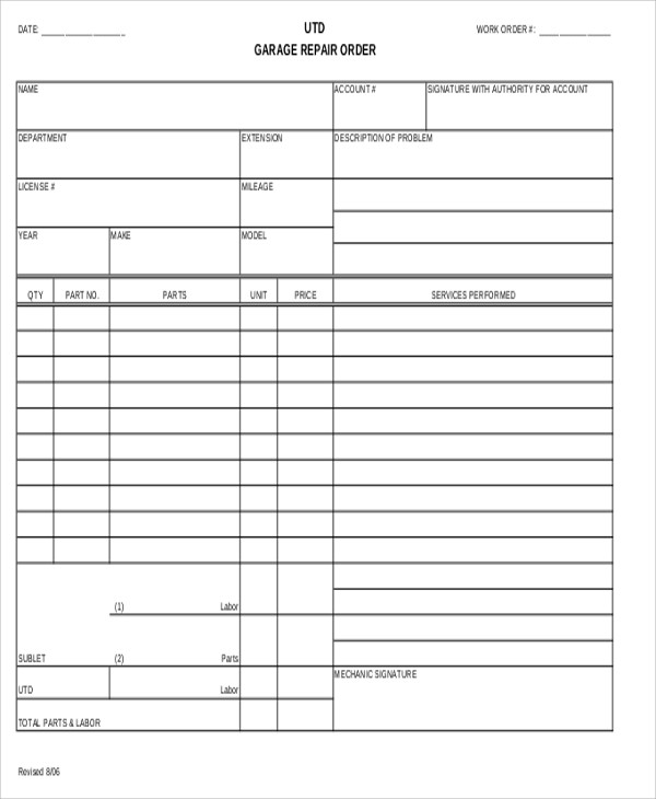 excel work order template   April.onthemarch.co