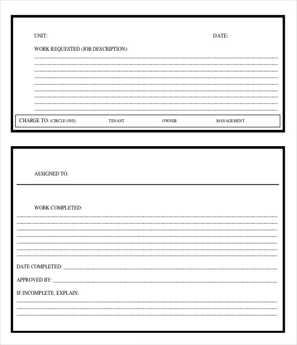 Blank Work Order   Fill Online, Printable, Fillable, Blank | PDFfiller