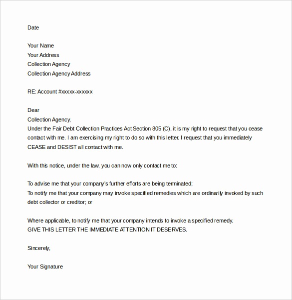 Cease And Desist Letter Harassment Template Beautiful Cease And 