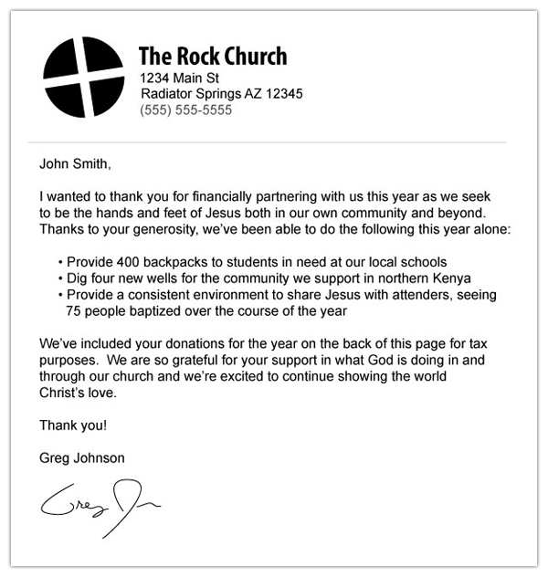 Church Donation Letter For Tax Purposes Template Charlotte Clergy Coalition