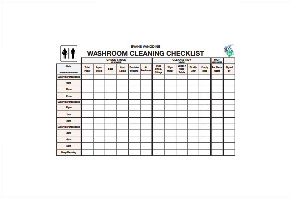 bathroom checklist template   April.onthemarch.co