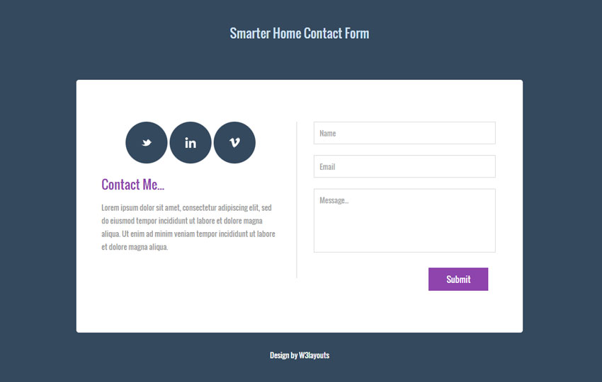 html contact form template smarter home contact form responsive 
