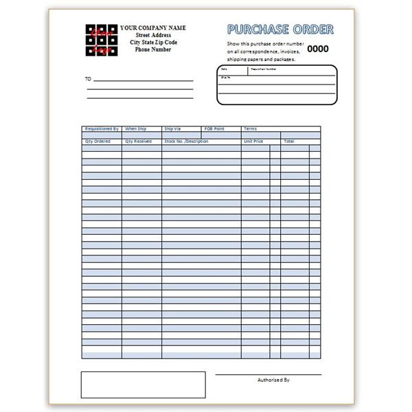 Make a Custom Purchase Order With a Template for Word   Free Downloads