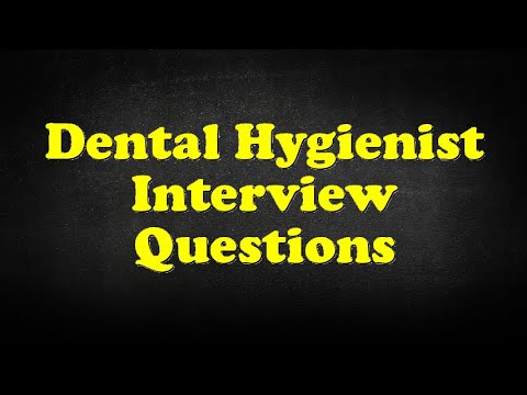 Dental hygiene job interview tips