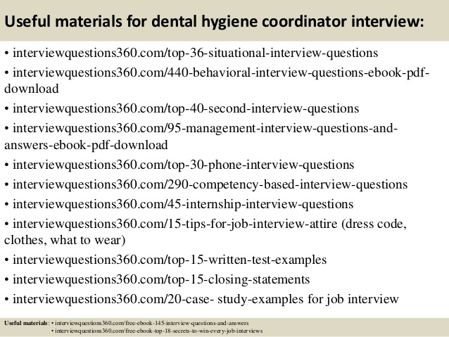dental hygienist interview questions   Kleo.beachfix.co