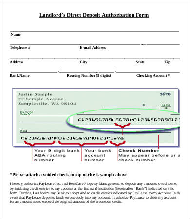direct deposit form template   Tier.brianhenry.co