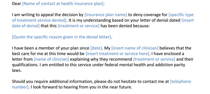 Your Sample Medical Bill Dispute Letter Disputebills Letter Of 