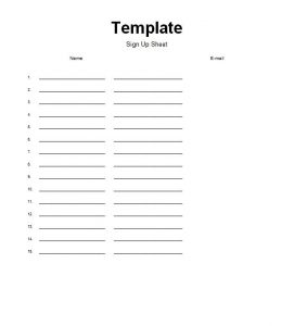 Editable Sign Up Sheet | charlotte clergy coalition