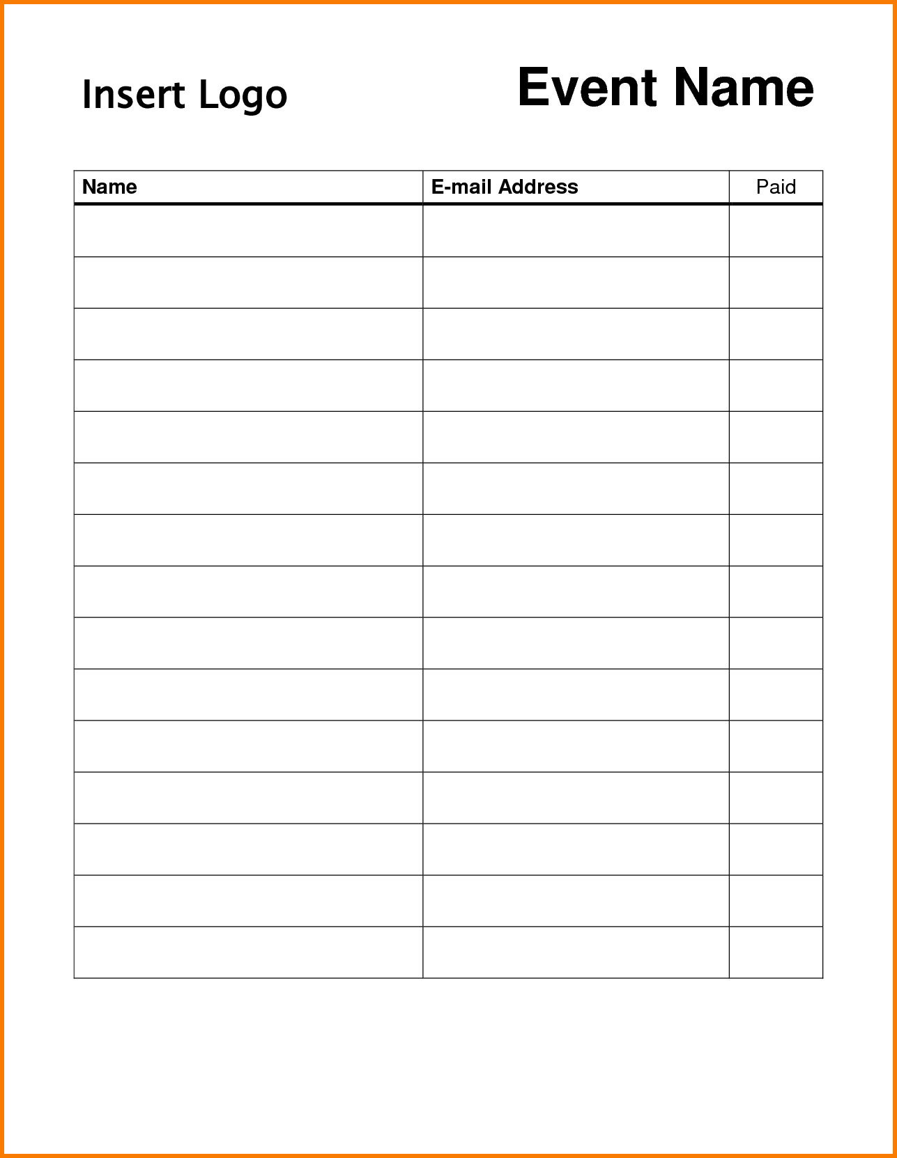 Event Sign Up Sheet Template Charlotte Clergy Coalition