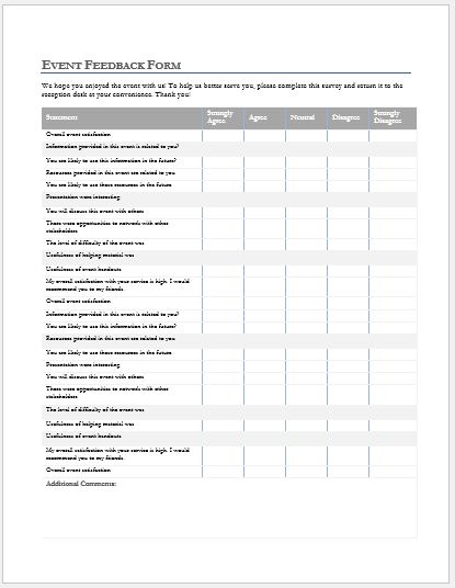 feedback form template excel excel feedback form template 