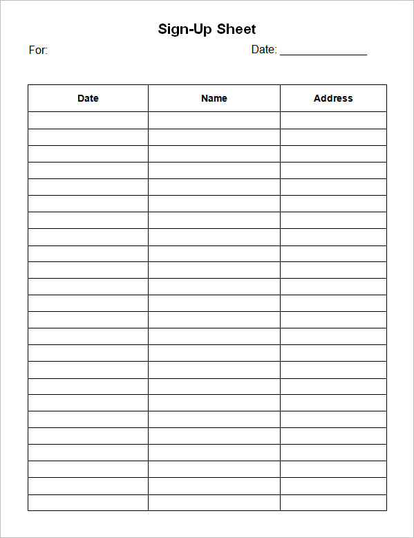 microsoft sign up sheet template   April.onthemarch.co