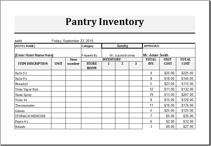 supply inventory template excel   Romeo.landinez.co