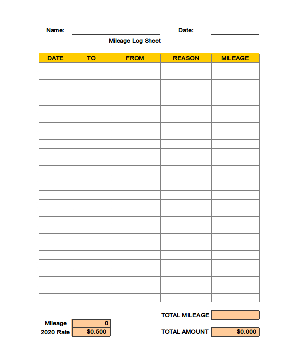 Log Sheet Template   18+ Free Word, Excel, PDF Documents Download 