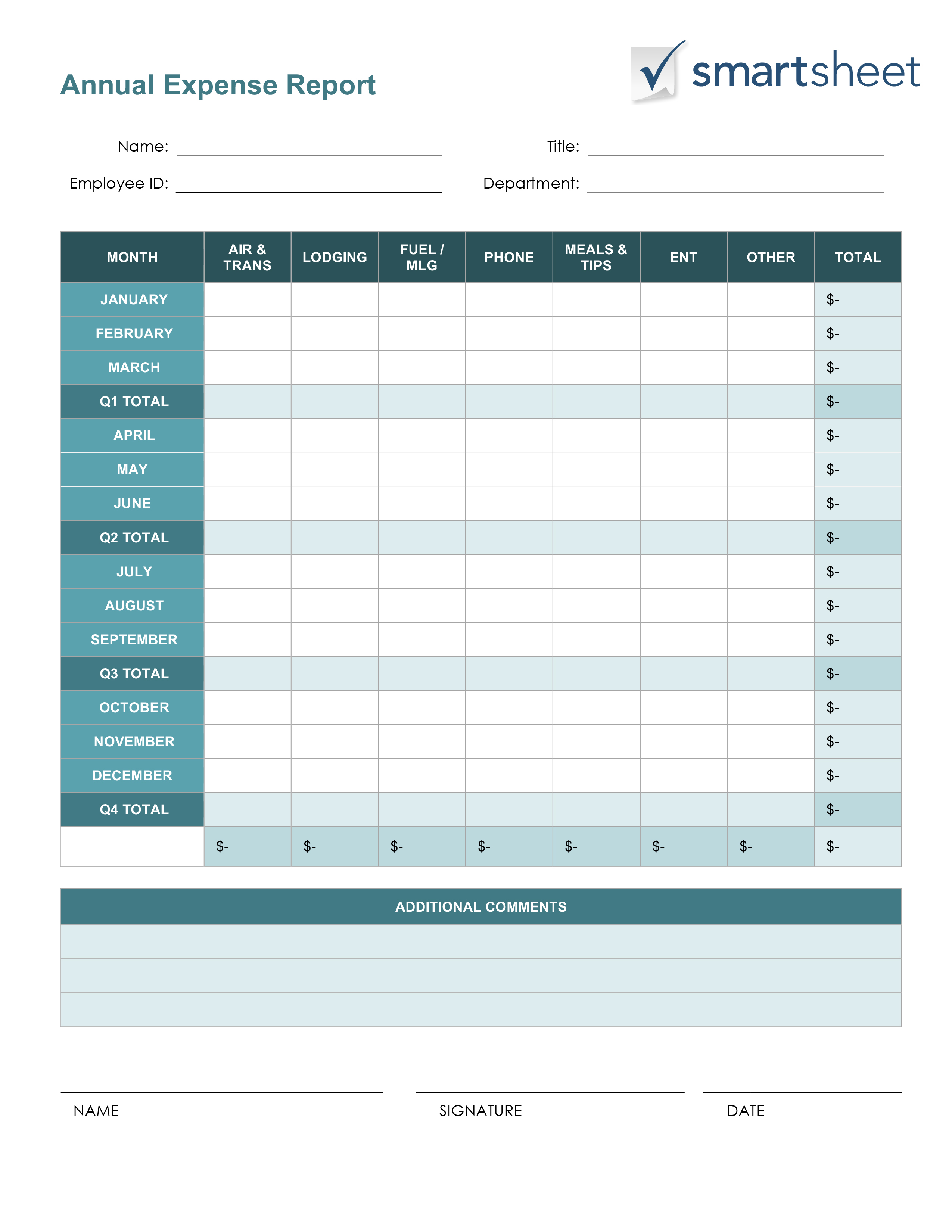 free google business templates monthly expense report monthly 