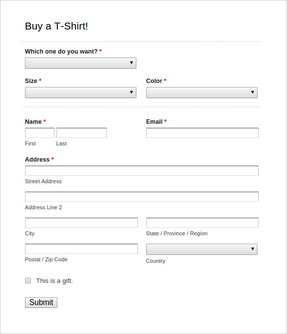 online order form template online order form template 