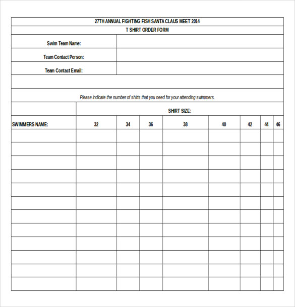 printable order form template   Tier.brianhenry.co