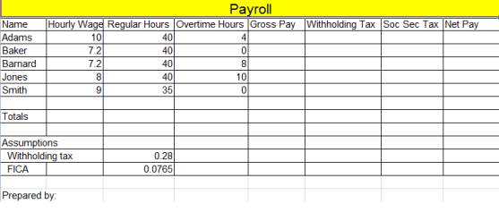19+ Free Payroll Template   Word Excel Formats