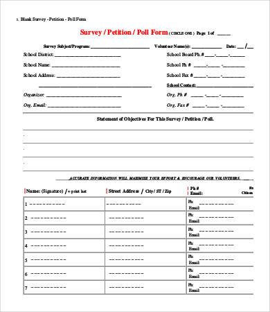 Printable Blank Survey Template New Picture Survey Templates 