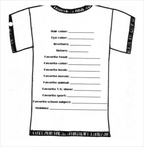 simple t shirt order form pdf download