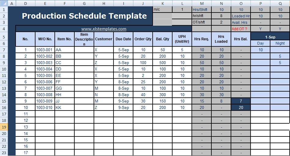 13+ Production Schedule Templates   PDF, DOC | Free & Premium 