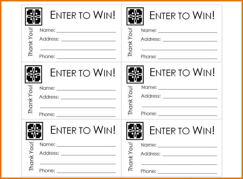 12+ Sample Raffle Sheet Templates – PDF, Word, Excel, Pages 