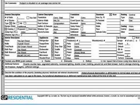 Property Appraisal Form Template