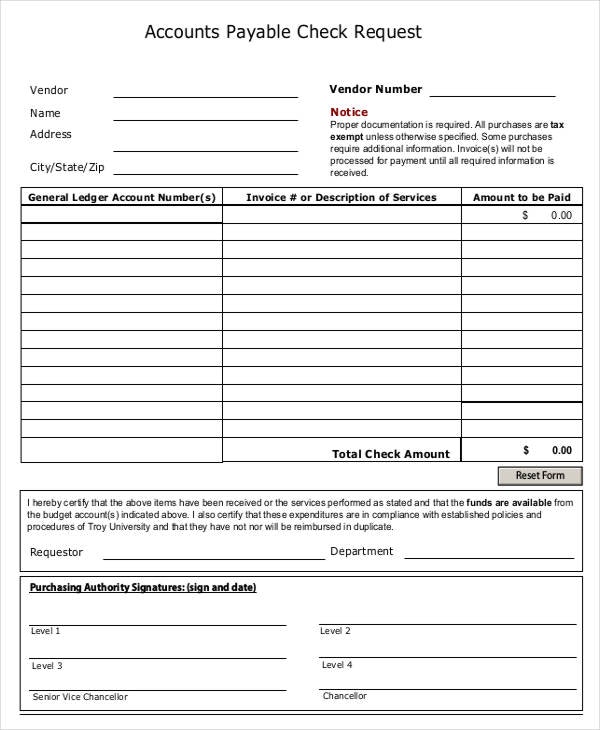 account request form template check request form template accounts 