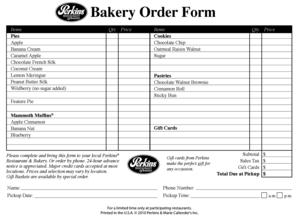 Order Forms | The Bagel Deli and Restaurant
