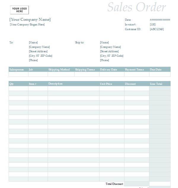 sales order template free   April.onthemarch.co