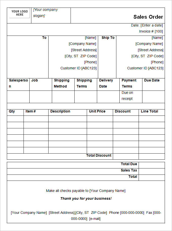 sales forms templates sales order form templates oylekalakaarico 