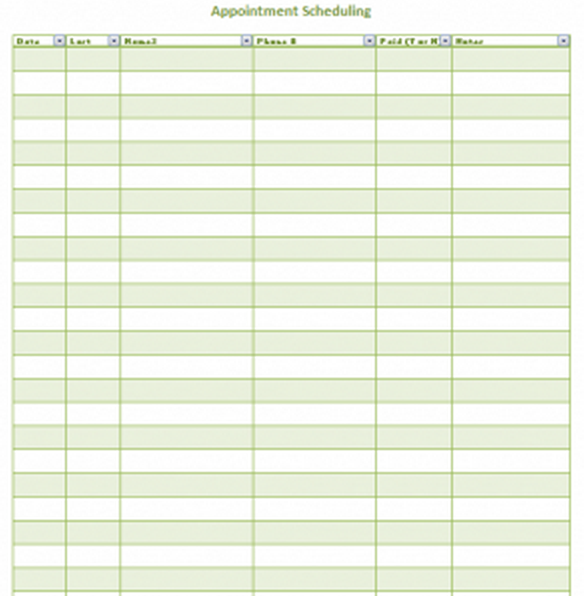free appointment book template   Boat.jeremyeaton.co
