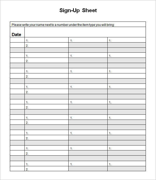 examples of sign up sheets   April.onthemarch.co
