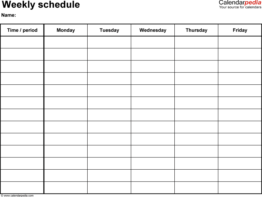 weekly schedule pdf   April.onthemarch.co