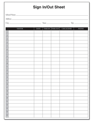 Sign In/Out Sheet (102022)   Supreme School Supply