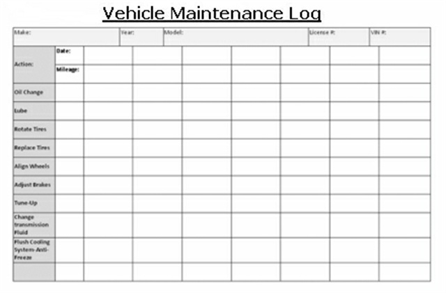 vehicle maintenance logs   April.onthemarch.co