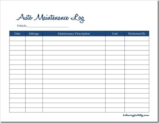auto maintenance record   Kleo.beachfix.co