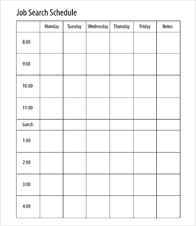Work Scheduling Template | charlotte clergy coalition