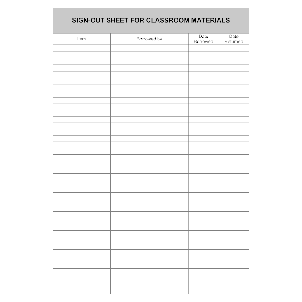Sign Out Sheet Template Key Sign Out Form Template Sample Sign Out 