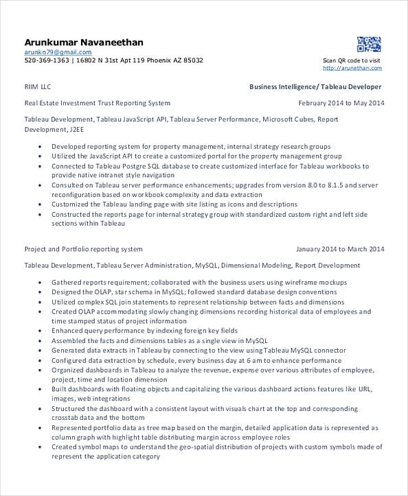 Business Intelligence Analyst Resume Business Intelligence Analyst Resume