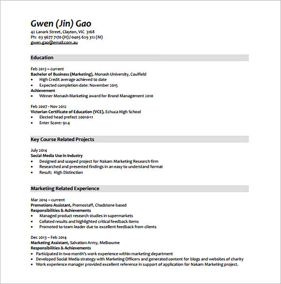 Email Marketing Analyst Resume templates Email Marketing Analyst Resume templates