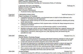 Online Marketing Analyst Resume