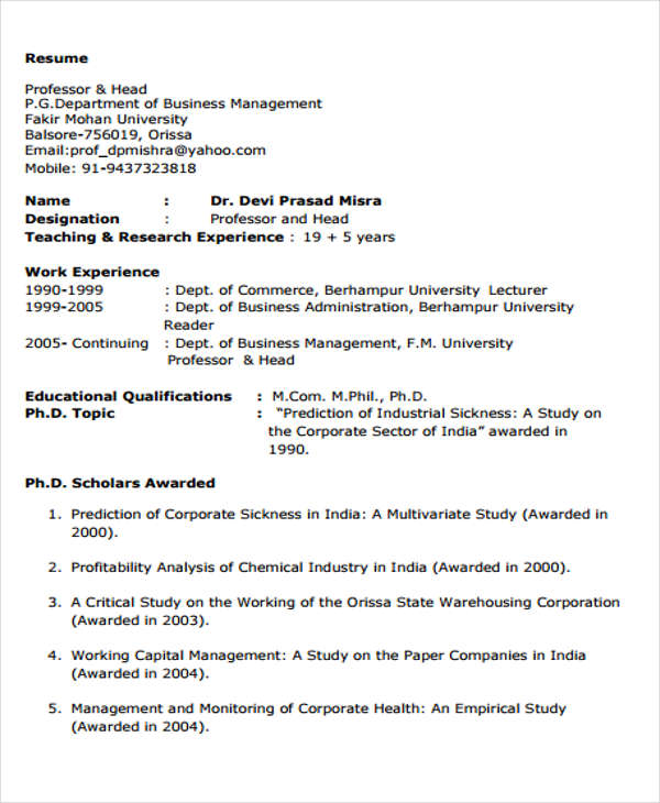 Business Resume1 Business Resume1