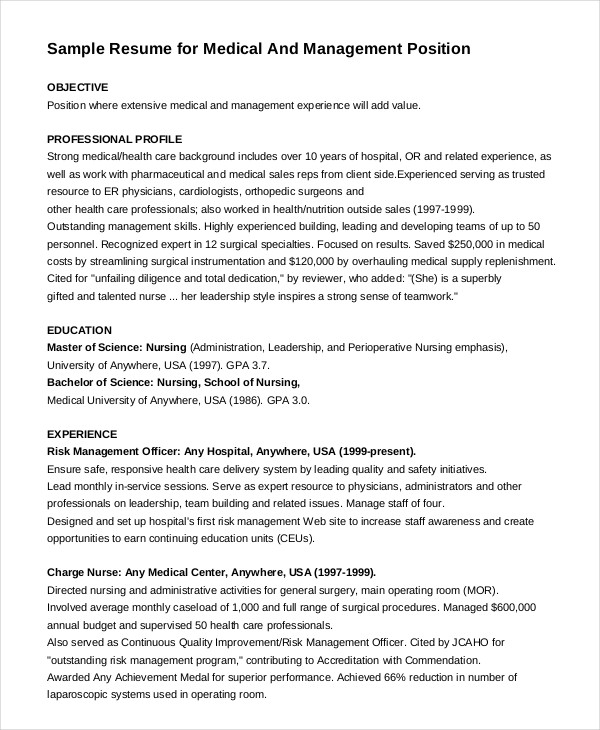 Charge Nurse Resume Charge Nurse Resume