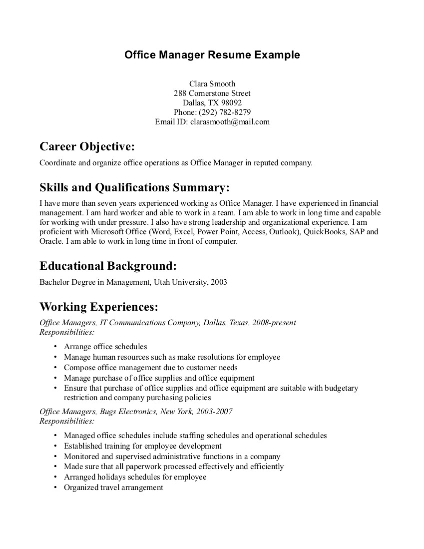 Dental Office Manager Resume Sample Dental Office Manager Resume Sample