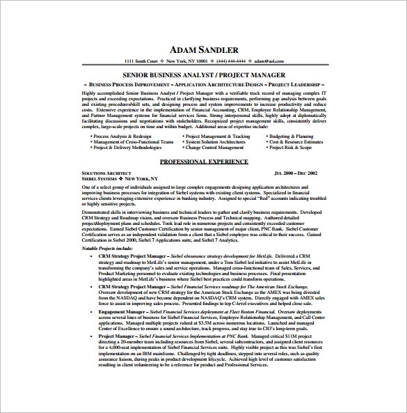 IT Business Analyst Resume 1 1 IT Business Analyst Resume 1 1