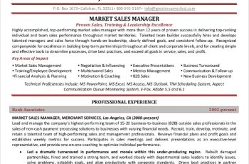 Marketing Sales Manager Resume1