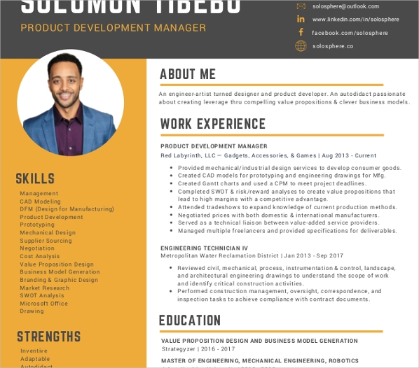 Product Development Manager Resume Product Development Manager Resume