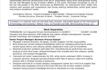 Senior IT Manager Resume