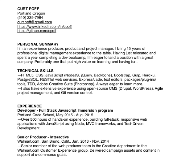 Senior Product Manager Resume Senior Product Manager Resume